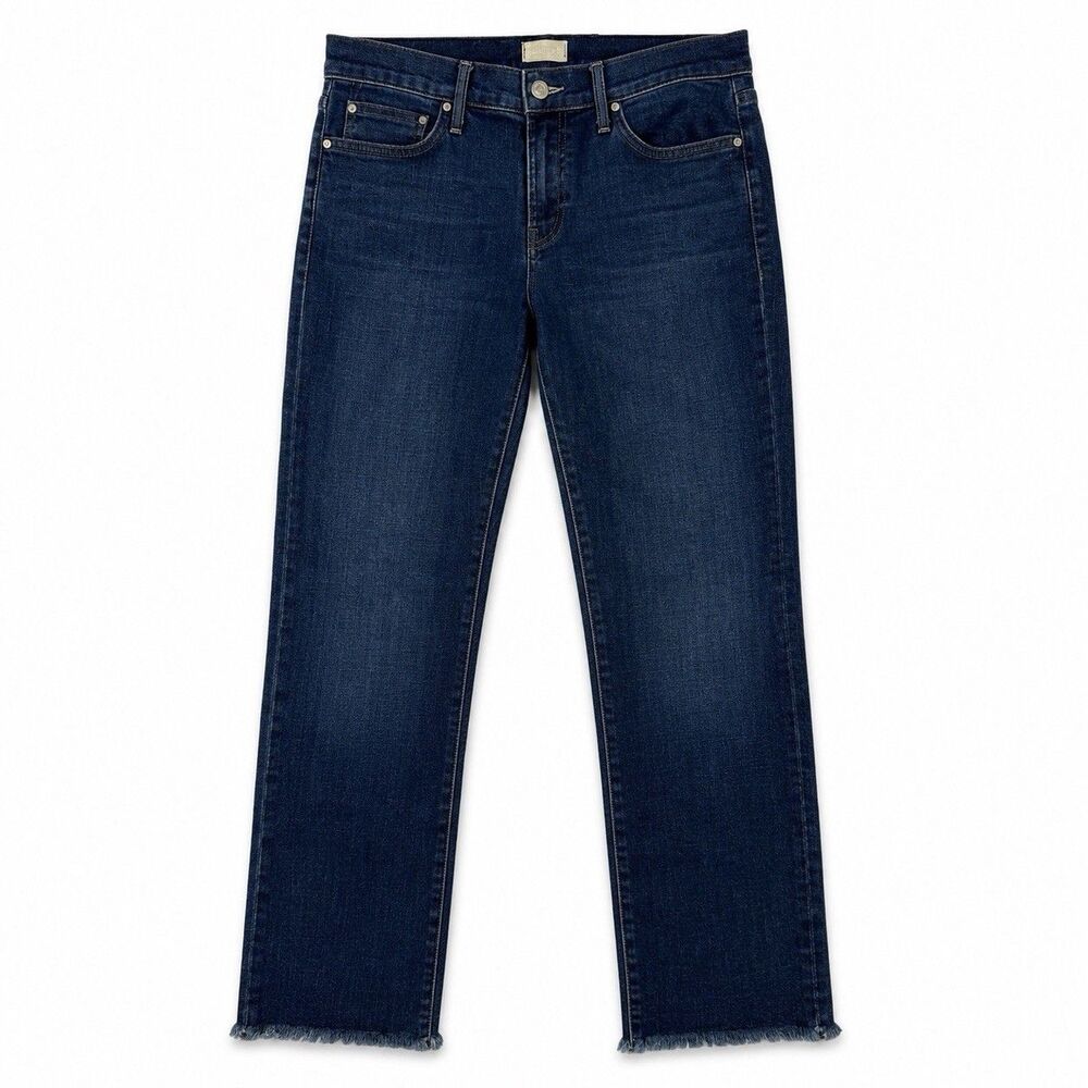 Mother The Rascal Ankle Snippet Fray Jeans Women’s Size 27 Moonlust Privateer